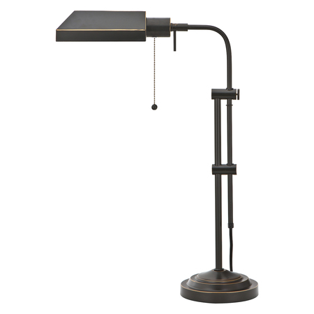 CAL LIGHTING 60W Pharmacy Tb Lp W/Adjust.Pole BO-117TB-DB